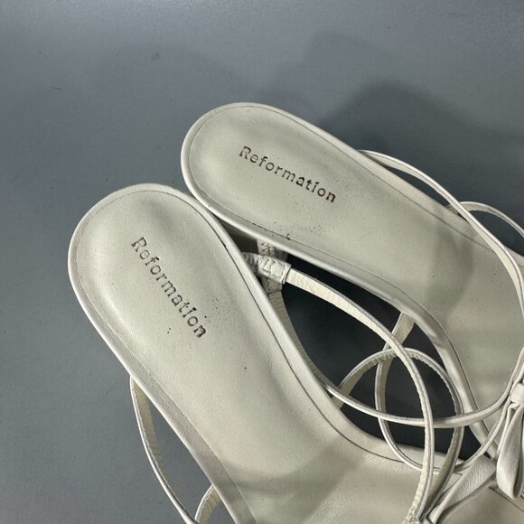 Reformation Elodie Block Heeled Sandals  Elodie Block Heeled Sandals, Size 8 - Picture 14 of 14